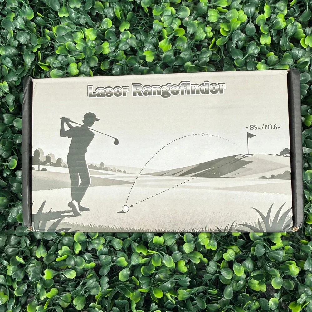 Laser Rangefinder Golf Hunting Slope Vibration USB Charging White Black Magnetic